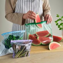 ISTAD كيس حفظ بشريط ضغط, مع زلاقة/ألوان منوعة, 1/2/4 ل
