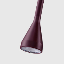 NÄVLINGE LED clamp spotlight, dark red