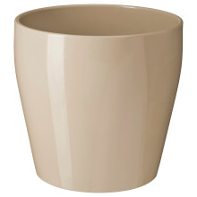 PERSILLADE Plant pot, beige, 24 cm