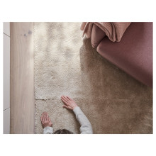 STOENSE Rug, low pile, pale pink, 133x195 cm