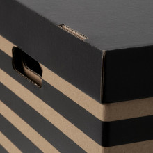 SVARTTRÄDA Box with lid, 35x50x31 cm