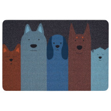 TURISTVÄG Door mat, indoor, dog pattern, 40x60 cm