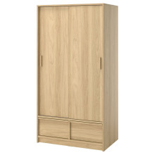 ANKARUDDEN دولاب ملابس مع باب سحّاب, شكل السنديان, 98x60x190 سم