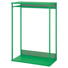 PLATSA وحدة تعليق مفتوحة للملابس, أخضر, 80x40x120 سم
