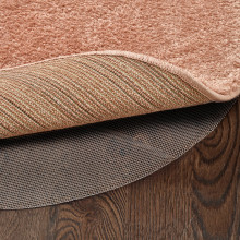 STOENSE Rug, low pile, pale pink, 70 cm