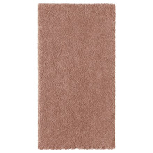 STOENSE Rug, low pile, pale pink, 80x150 cm