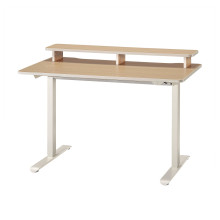 TRAVSPORT / MARKUS Desk and chair, electric oak effect/beige dark grey