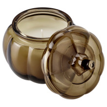 HÖSTAGILLE شمعة معطرة في كأس, يقطين متبل/أخضر, 20 س