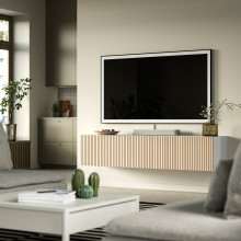 BESTÅ طاولة تلفزيون مع أبواب