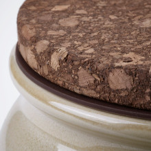 BRUGDHAJ برطمان بغطاء, بيج, 1.9 ل