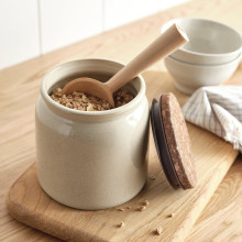 BRUGDHAJ برطمان بغطاء, بيج, 1.9 ل