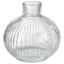 GRÅSPARV مزهرية, زجاج شفاف, 10 سم