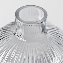 GRÅSPARV مزهرية, زجاج شفاف, 10 سم