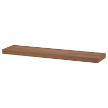 LACK Wall shelf, brown walnut effect, 110x26 cm