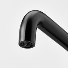 MÖRKASJÖN Kitchen mixer tap single side lever, black