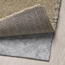 STOENSE Rug, low pile, beige, 240x350 cm