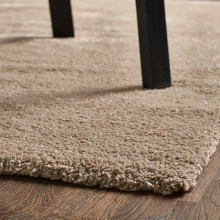 STOENSE Rug, low pile, beige, 240x350 cm