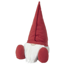VINTERFINT Decoration, Santa Claus sitting/red, 30 cm