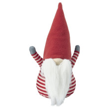 VINTERFINT Decoration, Santa Claus/striped red, 16 cm