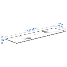 BESTÅ تشكيلة تخزين مع أبواب, أبيض Lappviken/Stubbarp/بني شكل خشب الجوز, 120x42x75 سم