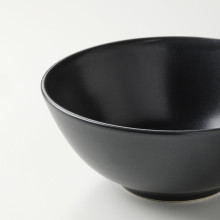 FÄRGKLAR Bowl, matt dark grey, 12 cm