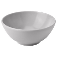 FÄRGKLAR Bowl, matt light grey, 12 cm