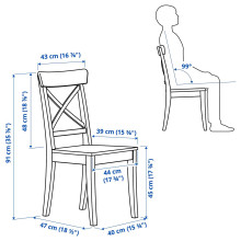 ROSENTORP / ROSENTORP طاولة و 6 كراسي
