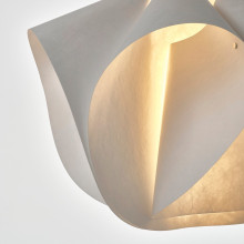 BÄCKNATE / HAVSDJUP مصباح معلّق, أبيض, 50 سم
