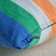 BÄCKMÄRKEN غطاء وسادة, عدة ألوان/نقش خطوط, 40x58 سم