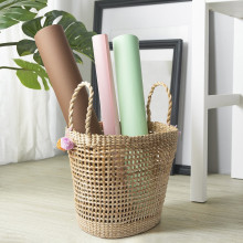 MÄVINN سلة, ألياف الموز صناعة يدوية, 28x25x33 سم