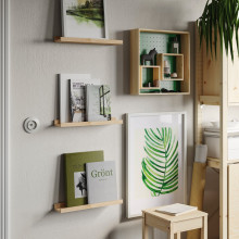 NORDHÄGG رف صور, صنوبر, 45 سم