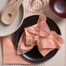 FANTASTISK مناديل ورقية, برتقالي-وردي, 33x33 سم