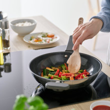 STRÅLFENA ملعقة طهي, بتولا صلب, 29 سم