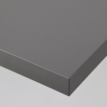 LINNMON سطح طاولة, رمادي غامق, 100x45 سم