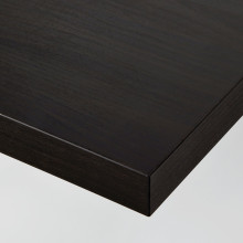 LINNMON سطح طاولة, أسود-بني, 100x45 سم