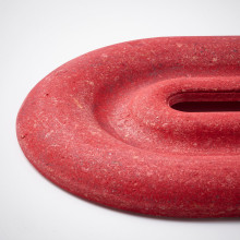 ELDSTJÄRT حامل قدر، طقم من 2., شكل بيضاوي/بني فاتح أحمر, 26x16 سم