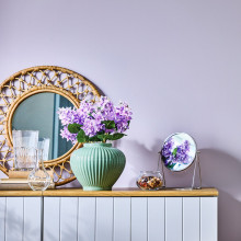 SMYCKA زهور صناعية, داخلي/خارجي/بنفسجي, 36 سم