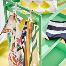 RINNIG منشفة شاي, عدة ألوان نقش, 45x60 سم