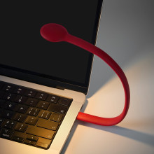 HÖSTULOTA مصباح LED USB, أحمر, 30 سم