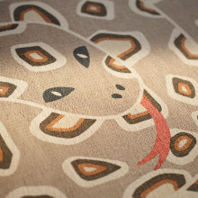 SANDLÖPARE سجادة، غزل مسطح, بني فاتح/نقش ثعبان, 100 سم