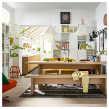 HADDARP مقعد/سلّم, 4 جهات برتقالي