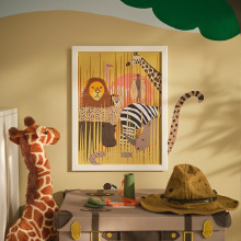 SANDLÖPARE صورة, الحيوانات في السافانا, 30x40 سم