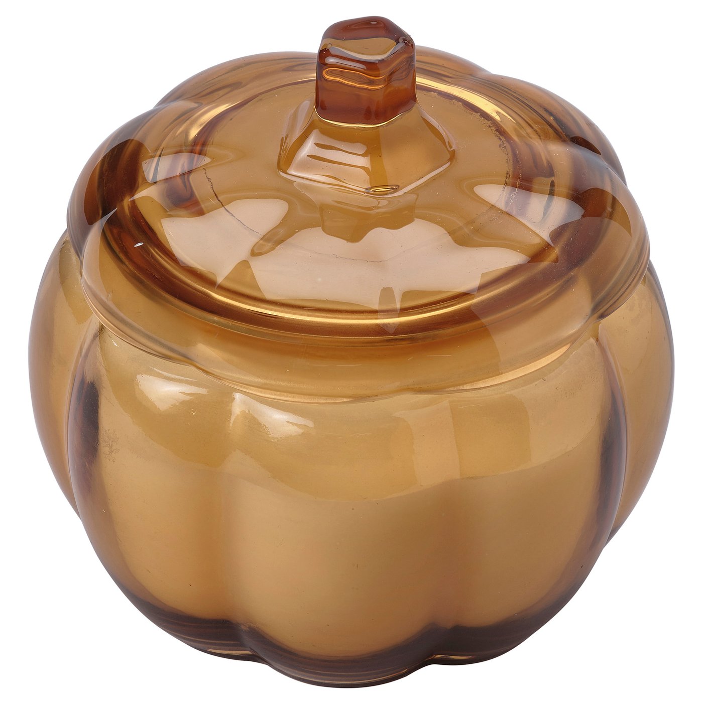 HÖSTAGILLE شمعة معطرة في كأس، فتيلين, يقطين متبل/بني, 40 س